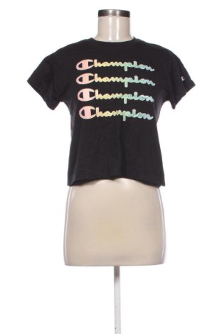 Damski T-shirt Champion, Rozmiar S, Kolor Czarny, Cena 42,34 zł, #137461288