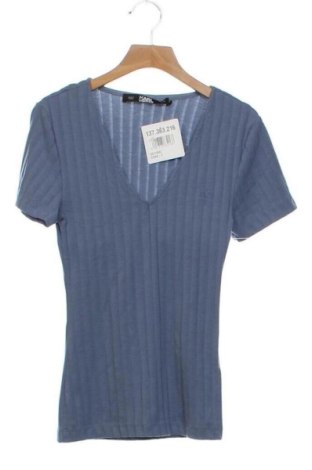 Damski T-shirt Karl Lagerfeld, Rozmiar XS, Kolor Niebieski, Cena 182,04 zł, #137383216