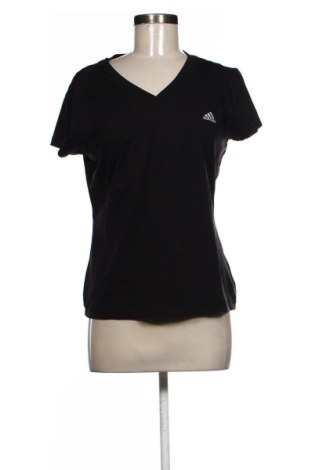 Γυναικείο t-shirt Adidas, Μέγεθος L, Χρώμα Μαύρο, Τιμή 21,00 €, #137403364