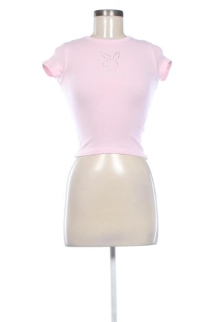 Damski T-shirt Playboy, Rozmiar XXS, Kolor Różowy, Cena 50,80 zł, #137421064