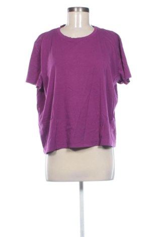Damski T-shirt NA-KD, Rozmiar L, Kolor Fioletowy, Cena 38,10 zł, #137422845