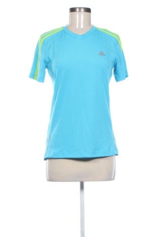 Γυναικείο t-shirt Adidas, Μέγεθος S, Χρώμα Μπλέ, Τιμή 14,00 €, #137445895