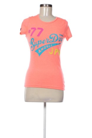 Γυναικείο t-shirt Superdry, Μέγεθος XS, Χρώμα Ρόζ , Τιμή 14,00 €, #137462448