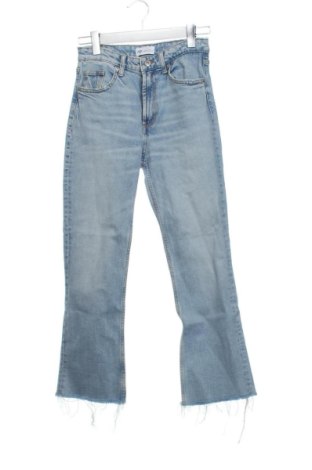 Damskie jeansy Zara, Rozmiar S, Kolor Niebieski, Cena 55,04 zł, #137284401