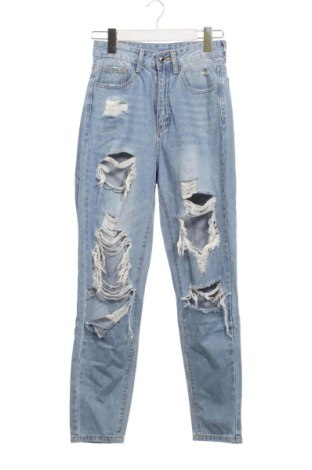 Damskie jeansy SHEIN, Rozmiar XS, Kolor Niebieski, Cena 50,80 zł, #137378827