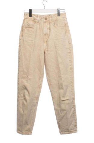 Blugi de femei Zara, Mărime S, Culoare Bej, Preț 94,48 Lei, #137389508