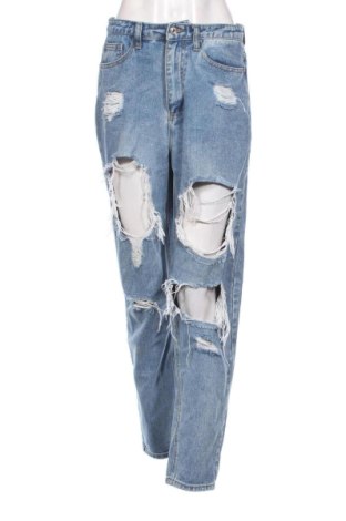 Blugi de femei Pretty Little Thing, Mărime M, Culoare Albastru, Preț 56,00 Lei, #137392610