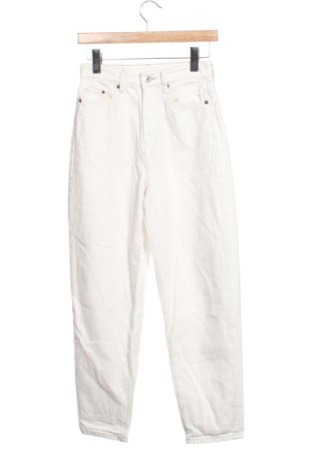 Damskie jeansy H&M, Rozmiar XS, Kolor ecru, Cena 59,27 zł, #137401076