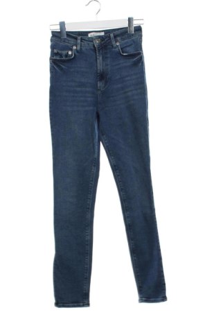Damskie jeansy Zara, Rozmiar S, Kolor Niebieski, Cena 55,04 zł, #137411921