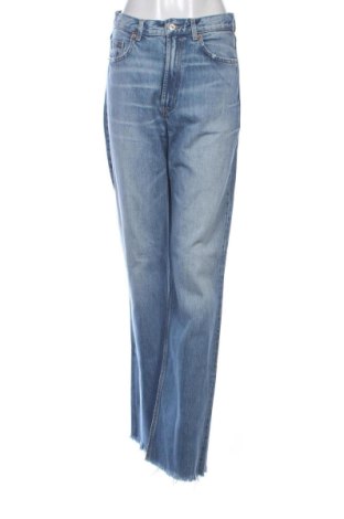 Damskie jeansy Zara, Rozmiar M, Kolor Niebieski, Cena 63,50 zł, #137418792