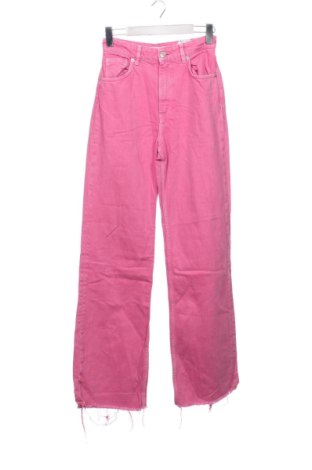 Damskie jeansy Zara, Rozmiar S, Kolor Różowy, Cena 80,44 zł, #137419122