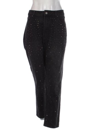 Damskie jeansy Fisherfield, Rozmiar XL, Kolor Czarny, Cena 46,57 zł, #137419250