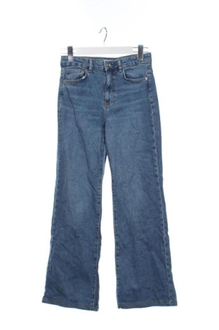 Blugi de femei Zara, Mărime S, Culoare Albastru, Preț 68,24 Lei, #137428693