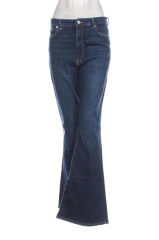 Dámské džíny  Bershka, Velikost L, Barva Modrá, Cena  315,00 Kč, #137430921