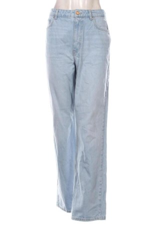 Damskie jeansy Zara, Rozmiar L, Kolor Niebieski, Cena 114,35 zł, #137432657