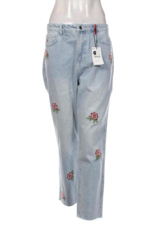 Damskie jeansy Desigual, Rozmiar XL, Kolor Niebieski, Cena 396,99 zł, #137436419