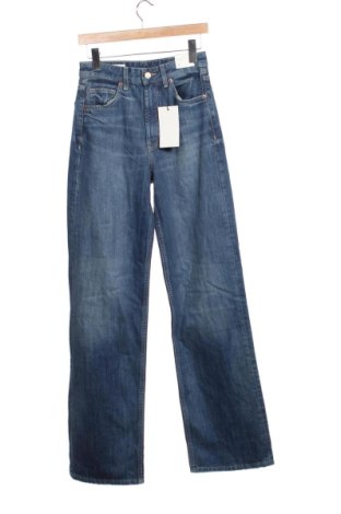 Дамски дънки Zara, Размер XS, Цвят Син, Цена 36,77 €, #137387087