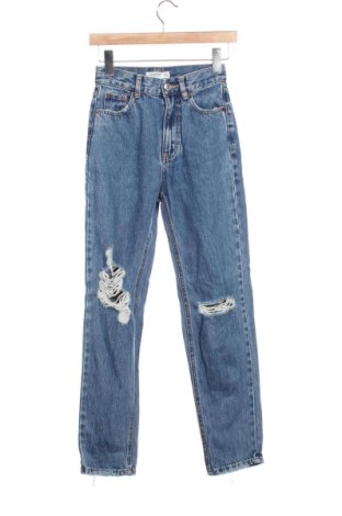 Blugi de femei Pull&Bear, Mărime XXS, Culoare Albastru, Preț 78,74 Lei, #137402307