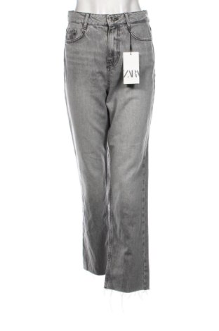 Дамски дънки Zara, Размер S, Цвят Сив, Цена 37,39 €, #137440153
