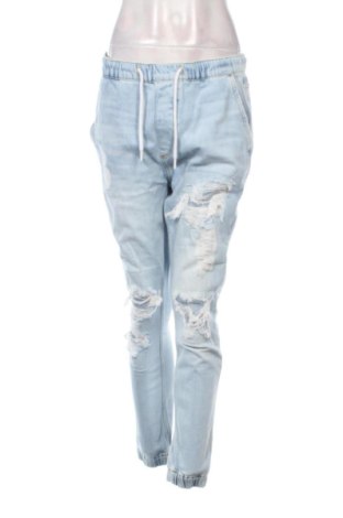 Дамски дънки Bershka, Размер L, Цвят Син, Цена 13,00 €, #137442391