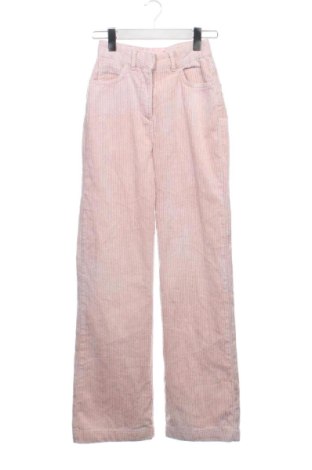 Pantaloni de velvet de femei Amisu, Mărime XXS, Culoare Roz, Preț 41,99 Lei, #137427297