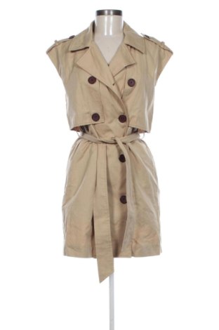 Vestă de femei Massimo Dutti, Mărime S, Culoare Bej, Preț 220,46 Lei, #137417398