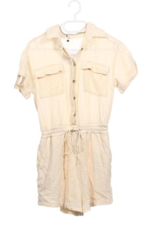 Damski krótki kombinezon Bershka, Rozmiar XS, Kolor ecru, Cena 38,10 zł, #137423691