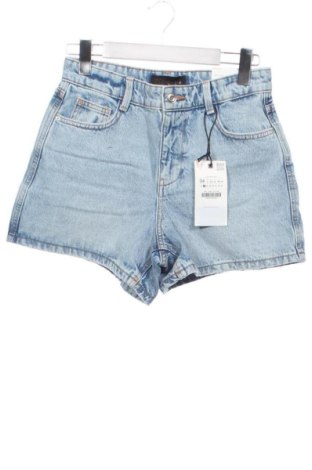 Дамски къс панталон Zara, Размер XS, Цвят Син, Цена 21,91 €, #137380612