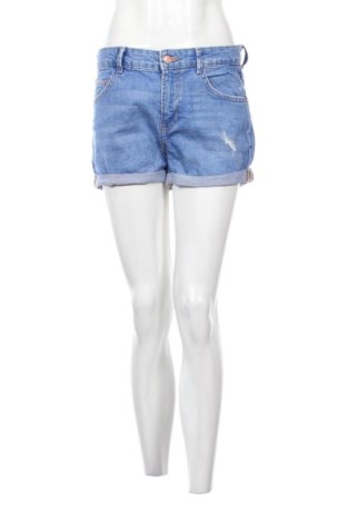 Damskie szorty Bershka, Rozmiar M, Kolor Niebieski, Cena 36,29 zł, #137409489