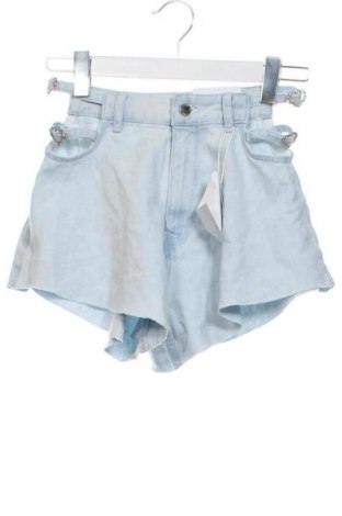Pantaloni scurți de femei Bershka, Mărime XS, Culoare Albastru, Preț 94,48 Lei, #137417256