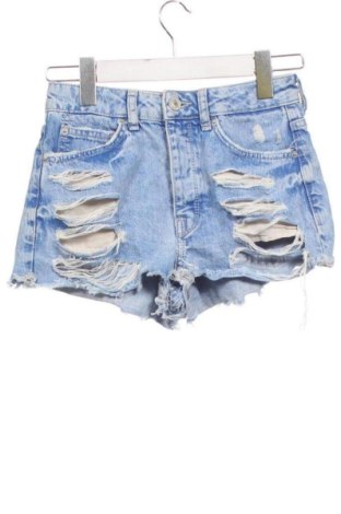 Pantaloni scurți de femei Bershka, Mărime XS, Culoare Albastru, Preț 52,49 Lei, #137418370