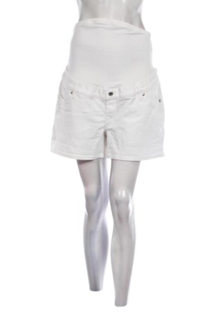 Pantaloni scurți de femei H&M Mama, Mărime M, Culoare Alb, Preț 57,74 Lei, #137421820