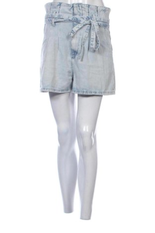 Pantaloni scurți de femei Bershka, Mărime M, Culoare Albastru, Preț 47,24 Lei, #137434587
