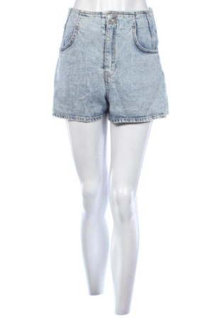 Damskie szorty Bershka, Rozmiar S, Kolor Niebieski, Cena 33,87 zł, #137435643