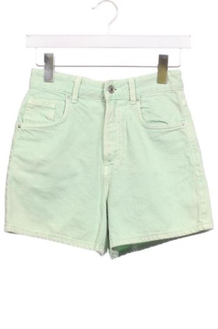 Damskie szorty Bershka, Rozmiar XS, Kolor Zielony, Cena 46,57 zł, #137420908