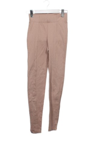 Damskie legginsy Bershka, Rozmiar XS, Kolor Beżowy, Cena 25,40 zł, #137405551