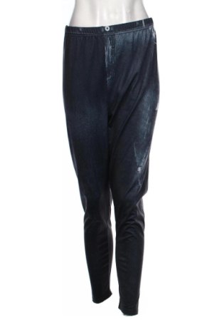 Damskie legginsy Janina, Rozmiar 3XL, Kolor Niebieski, Cena 38,10 zł, #137403582