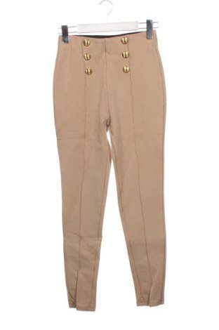 Damskie spodnie Zara, Rozmiar XS, Kolor Beżowy, Cena 67,74 zł, #137376210