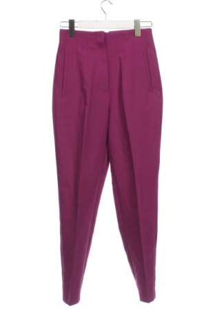 Damskie spodnie Zara, Rozmiar XS, Kolor Fioletowy, Cena 67,74 zł, #137383624
