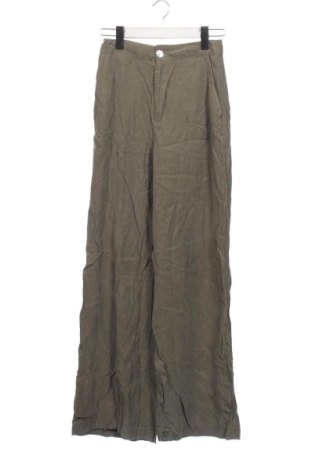 Damskie spodnie Zara, Rozmiar XS, Kolor Zielony, Cena 38,10 zł, #137385761