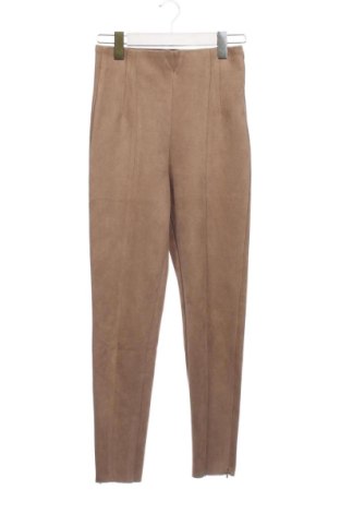 Damskie spodnie Zara, Rozmiar XS, Kolor Brązowy, Cena 63,50 zł, #137387242