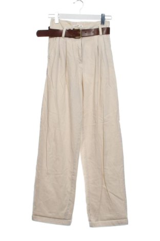 Pantaloni de femei Pull&Bear, Mărime XS, Culoare Bej, Preț 48,00 Lei, #137394695