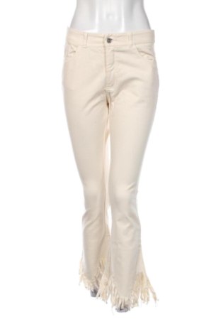 Damskie spodnie Unbranded, Rozmiar S, Kolor ecru, Cena 55,04 zł, #137401556