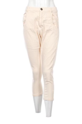 Damskie spodnie Unbranded, Rozmiar L, Kolor ecru, Cena 42,34 zł, #137409724