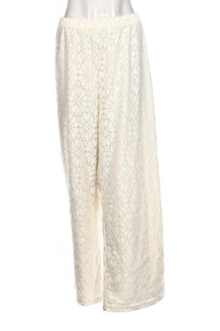 Damskie spodnie Bon Prix, Rozmiar 4XL, Kolor ecru, Cena 57,26 zł, #137415694