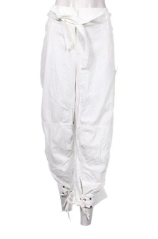 Damskie spodnie H&M, Rozmiar 3XL, Kolor Biały, Cena 94,87 zł, #137415854