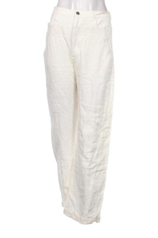 Damskie spodnie Zara, Rozmiar M, Kolor ecru, Cena 65,00 zł, #137421328