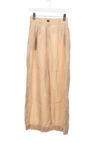Dámske nohavice Zara, Veľkosť XS, Farba Béžová, Cena  16,00 €, #137422547