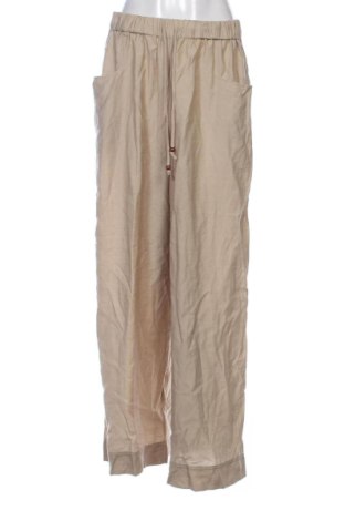 Damskie spodnie Zara, Rozmiar M, Kolor Beżowy, Cena 77,00 zł, #137424917