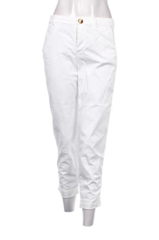 Pantaloni de femei Zara, Mărime M, Culoare Alb, Preț 89,23 Lei, #137433022